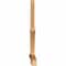Ekena Millwork Davenport Timber Gable Bracket, Western Red Cedar, 108"W x 54"H x 3 1/2"D x 3 1/2"F, 12/12 Pitch GBW108X54X0404DAV00SWR - alternate 3